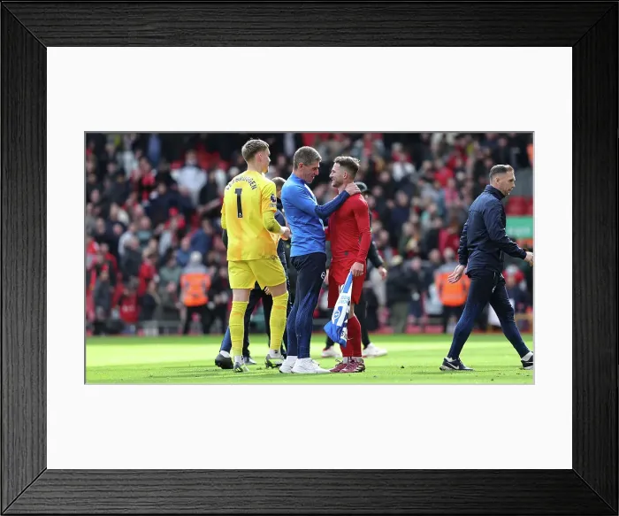 Framed Print : Liverpool v Brighton and Hove Albion Premier League 31MAR24 Framed Print : Liverpool v Brighton and Hove Albion Premier League 31MAR24