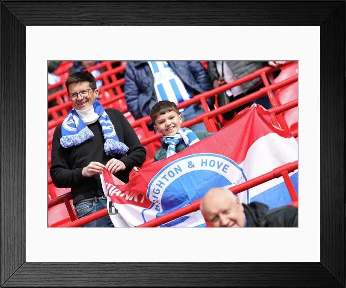 Framed Print : Liverpool v Brighton and Hove Albion Premier League 31MAR24