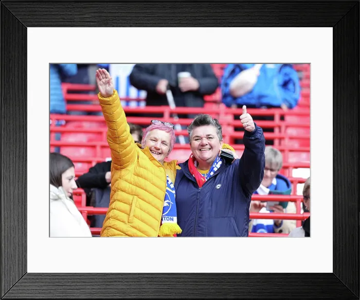 Framed Print : Liverpool v Brighton and Hove Albion Premier League 31MAR24