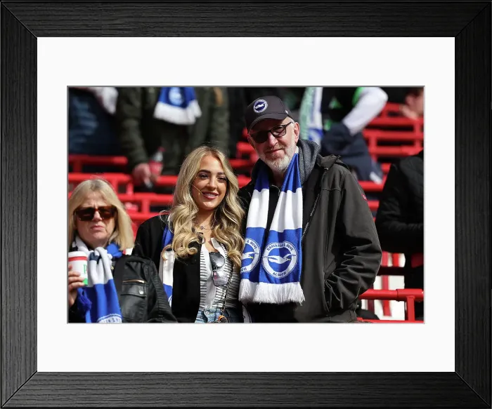 Framed Print : Liverpool v Brighton and Hove Albion Premier League 31MAR24