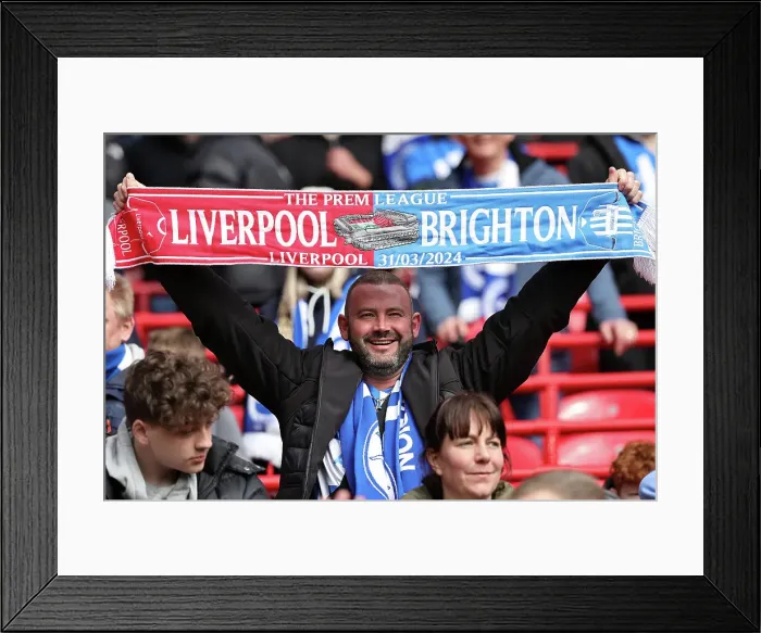 Framed Print : Liverpool v Brighton and Hove Albion Premier League 31MAR24 Framed Print : Liverpool v Brighton and Hove Albion Premier League 31MAR24