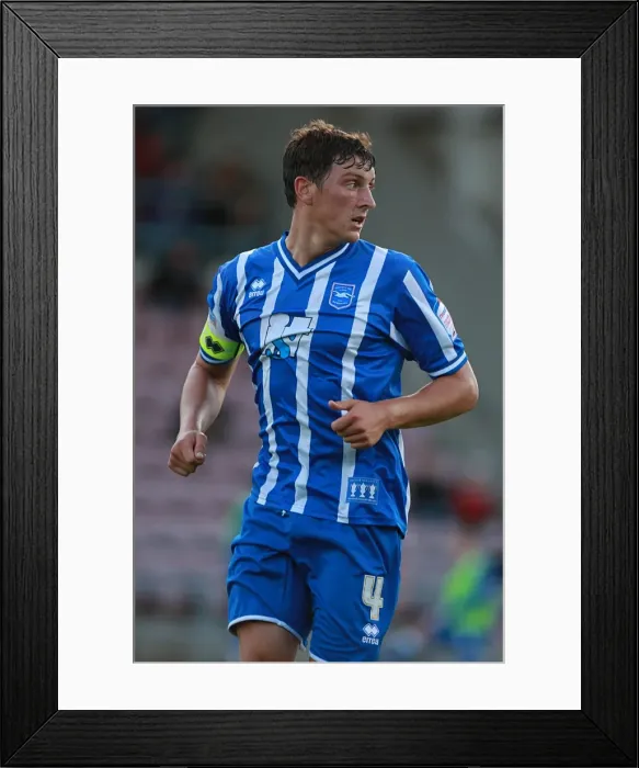 Framed Print : Tommy Elphick's Unwavering Spirit: The Defiant Seagull of Brighton and Hove Albion FC Framed Print : Tommy Elphick's Unwavering Spirit: The Defiant Seagull of Brighton and Hove Albion FC