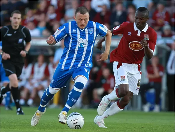 Gary Hart: Focused and Fierce in Brighton and Hove Albion FC Colors