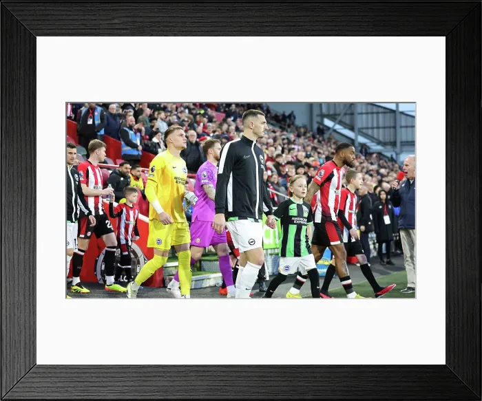 Framed Print : Brentford v Brighton and Hove Albion Premier League 03APR24 Framed Print : Brentford v Brighton and Hove Albion Premier League 03APR24