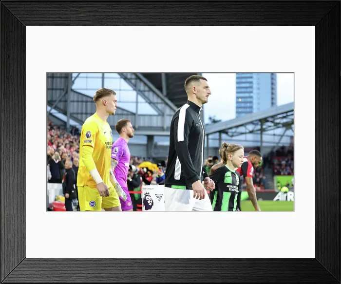 Framed Print : Brentford v Brighton and Hove Albion Premier League 03APR24 Framed Print : Brentford v Brighton and Hove Albion Premier League 03APR24