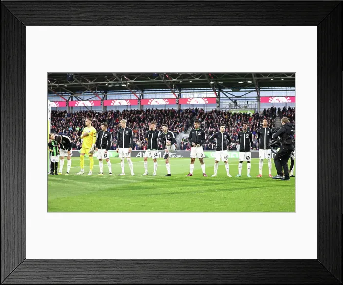 Framed Print : Brentford v Brighton and Hove Albion Premier League 03APR24 Framed Print : Brentford v Brighton and Hove Albion Premier League 03APR24