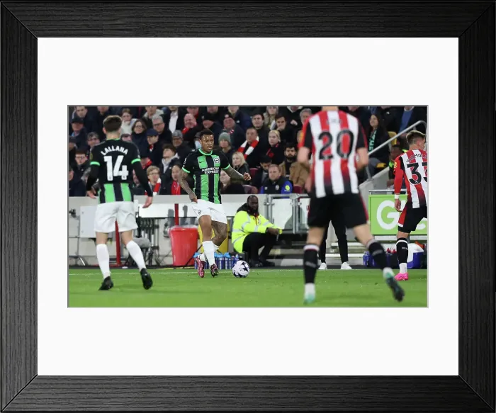 Framed Print : Brentford v Brighton and Hove Albion Premier League 03APR24 Framed Print : Brentford v Brighton and Hove Albion Premier League 03APR24