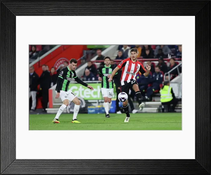 Framed Print : Brentford v Brighton and Hove Albion Premier League 03APR24