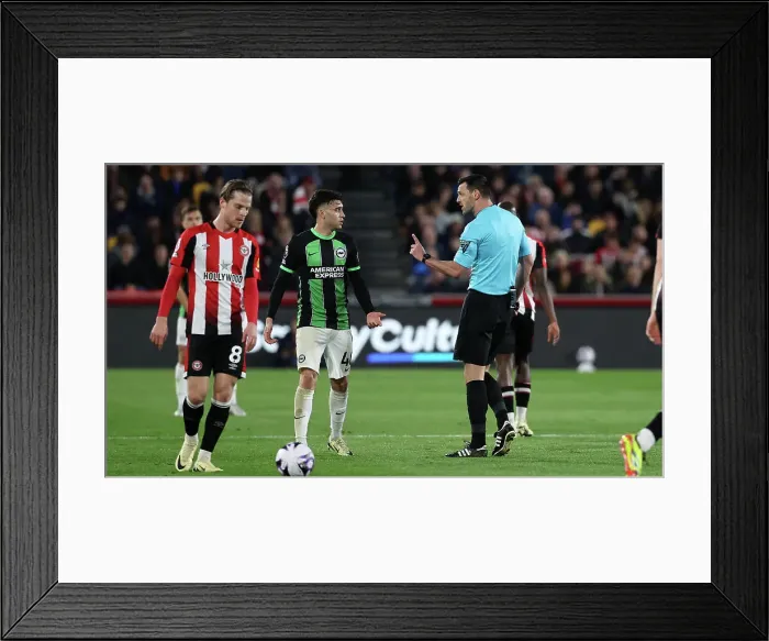 Framed Print : Brentford v Brighton and Hove Albion Premier League 03APR24
