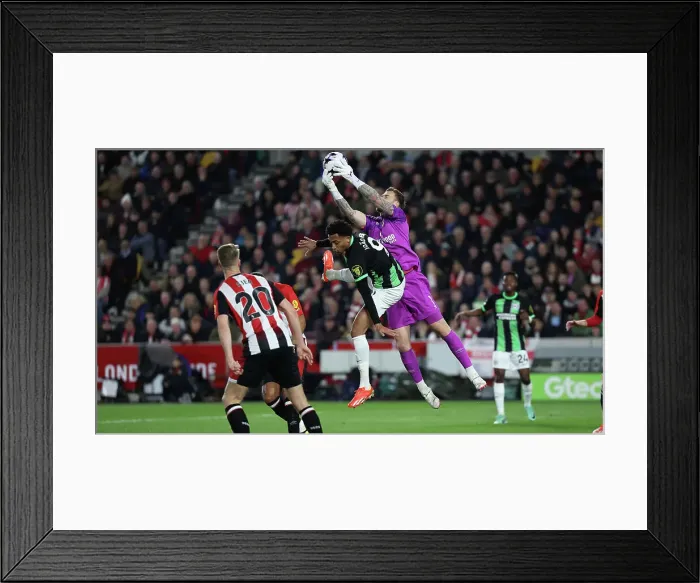 Framed Print : Brentford v Brighton and Hove Albion Premier League 03APR24