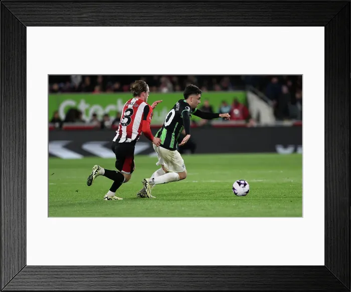Framed Print : Brentford v Brighton and Hove Albion Premier League 03APR24 Framed Print : Brentford v Brighton and Hove Albion Premier League 03APR24