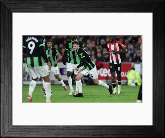 Framed Print : Brentford v Brighton and Hove Albion Premier League 03APR24