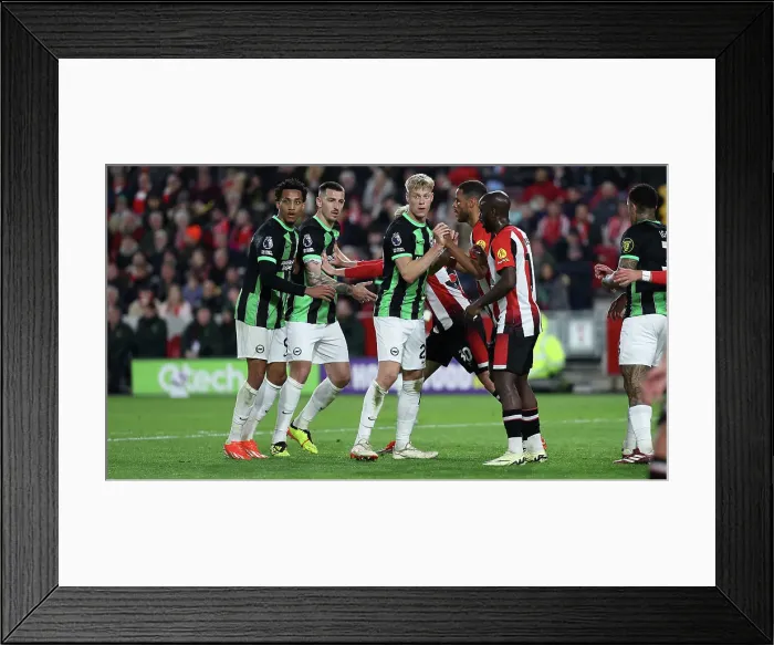 Framed Print : Brentford v Brighton and Hove Albion Premier League 03APR24 Framed Print : Brentford v Brighton and Hove Albion Premier League 03APR24