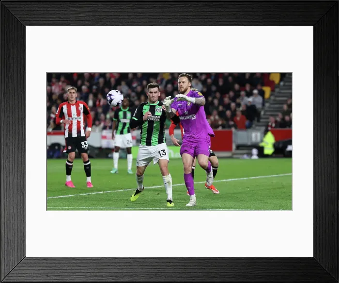 Framed Print : Brentford v Brighton and Hove Albion Premier League 03APR24