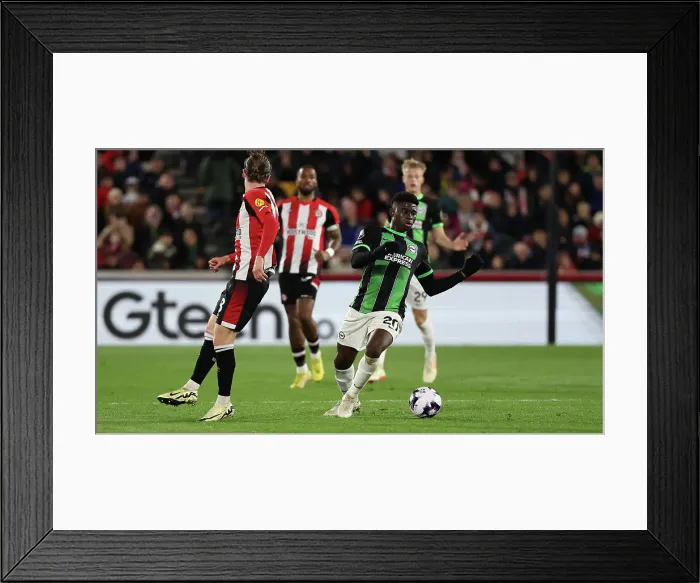 Framed Print : Brentford v Brighton and Hove Albion Premier League 03APR24 Framed Print : Brentford v Brighton and Hove Albion Premier League 03APR24