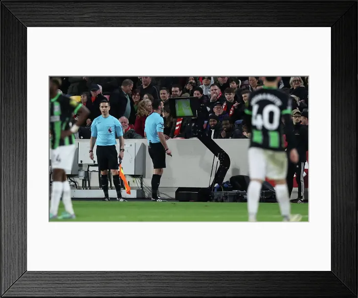 Framed Print : Brentford v Brighton and Hove Albion Premier League 03APR24