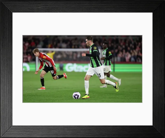 Framed Print : Brentford v Brighton and Hove Albion Premier League 03APR24 Framed Print : Brentford v Brighton and Hove Albion Premier League 03APR24