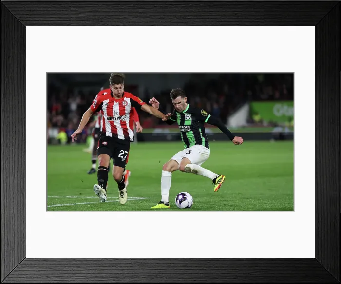 Framed Print : Brentford v Brighton and Hove Albion Premier League 03APR24