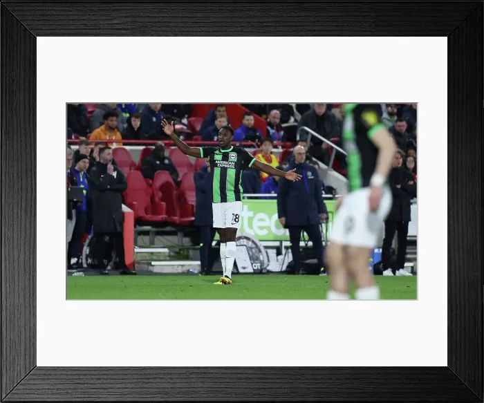 Framed Print : Brentford v Brighton and Hove Albion Premier League 03APR24 Framed Print : Brentford v Brighton and Hove Albion Premier League 03APR24