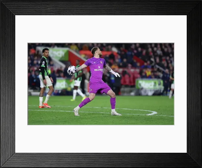 Framed Print : Brentford v Brighton and Hove Albion Premier League 03APR24 Framed Print : Brentford v Brighton and Hove Albion Premier League 03APR24