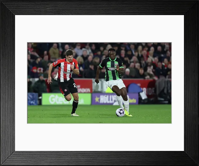 Framed Print : Brentford v Brighton and Hove Albion Premier League 03APR24 Framed Print : Brentford v Brighton and Hove Albion Premier League 03APR24