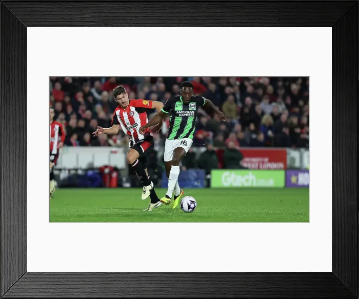 Framed Print : Brentford v Brighton and Hove Albion Premier League 03APR24 Framed Print : Brentford v Brighton and Hove Albion Premier League 03APR24