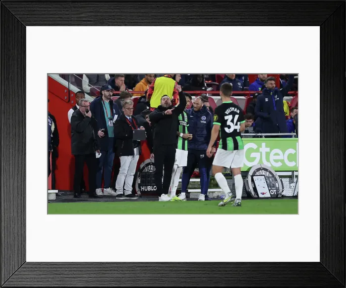 Framed Print : Brentford v Brighton and Hove Albion Premier League 03APR24 Framed Print : Brentford v Brighton and Hove Albion Premier League 03APR24
