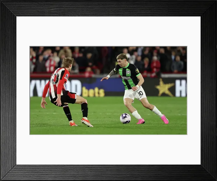 Framed Print : Brentford v Brighton and Hove Albion Premier League 03APR24 Framed Print : Brentford v Brighton and Hove Albion Premier League 03APR24