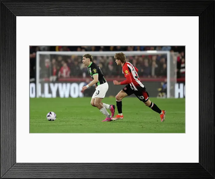 Framed Print : Brentford v Brighton and Hove Albion Premier League 03APR24 Framed Print : Brentford v Brighton and Hove Albion Premier League 03APR24