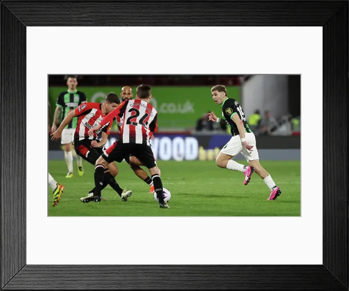 Framed Print : Brentford v Brighton and Hove Albion Premier League 03APR24 Framed Print : Brentford v Brighton and Hove Albion Premier League 03APR24