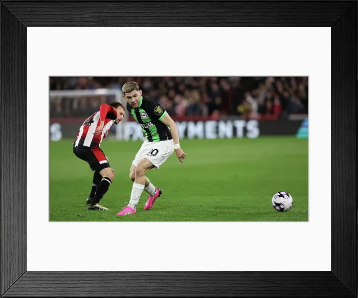 Framed Print : Brentford v Brighton and Hove Albion Premier League 03APR24 Framed Print : Brentford v Brighton and Hove Albion Premier League 03APR24