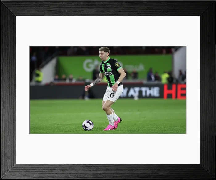 Framed Print : Brentford v Brighton and Hove Albion Premier League 03APR24 Framed Print : Brentford v Brighton and Hove Albion Premier League 03APR24