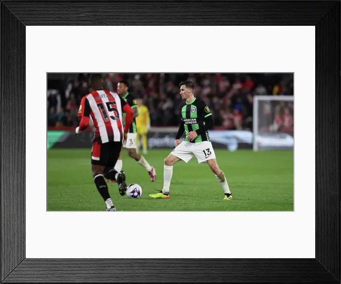 Framed Print : Brentford v Brighton and Hove Albion Premier League 03APR24 Framed Print : Brentford v Brighton and Hove Albion Premier League 03APR24