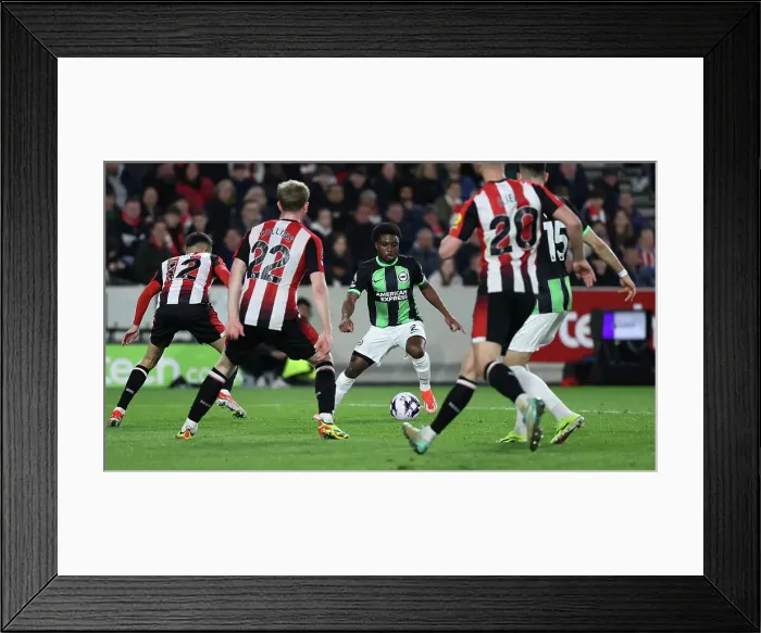 Framed Print : Brentford v Brighton and Hove Albion Premier League 03APR24 Framed Print : Brentford v Brighton and Hove Albion Premier League 03APR24