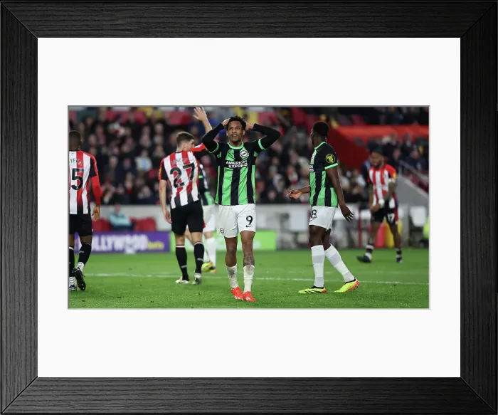 Framed Print : Brentford v Brighton and Hove Albion Premier League 03APR24 Framed Print : Brentford v Brighton and Hove Albion Premier League 03APR24