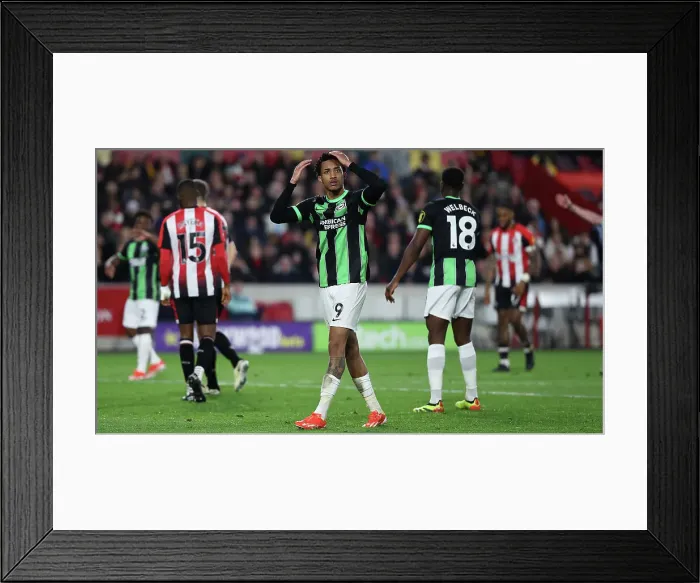 Framed Print : Brentford v Brighton and Hove Albion Premier League 03APR24 Framed Print : Brentford v Brighton and Hove Albion Premier League 03APR24