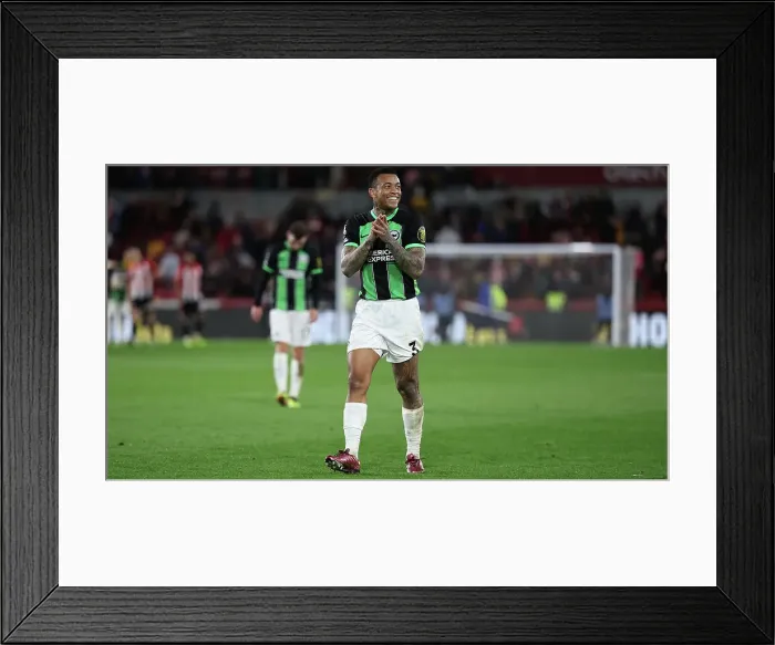 Framed Print : Brentford v Brighton and Hove Albion Premier League 03APR24 Framed Print : Brentford v Brighton and Hove Albion Premier League 03APR24