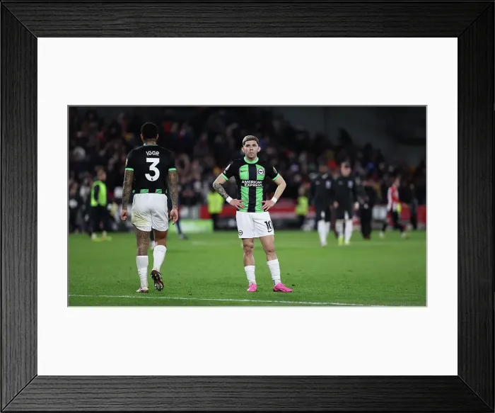 Framed Print : Brentford v Brighton and Hove Albion Premier League 03APR24 Framed Print : Brentford v Brighton and Hove Albion Premier League 03APR24