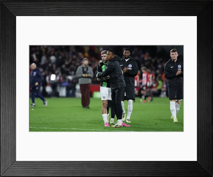 Framed Print : Brentford v Brighton and Hove Albion Premier League 03APR24 Framed Print : Brentford v Brighton and Hove Albion Premier League 03APR24