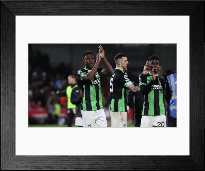 Framed Print : Brentford v Brighton and Hove Albion Premier League 03APR24 Framed Print : Brentford v Brighton and Hove Albion Premier League 03APR24