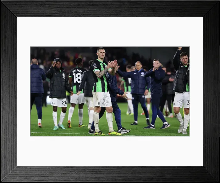Framed Print : Brentford v Brighton and Hove Albion Premier League 03APR24 Framed Print : Brentford v Brighton and Hove Albion Premier League 03APR24