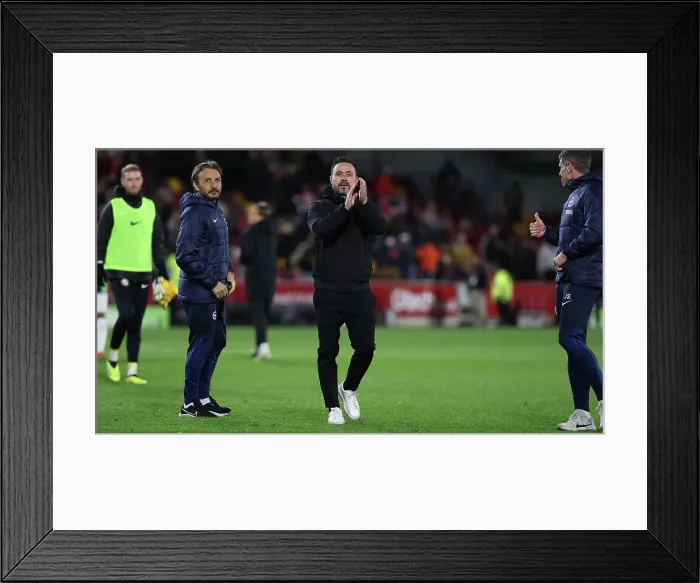 Framed Print : Brentford v Brighton and Hove Albion Premier League 03APR24 Framed Print : Brentford v Brighton and Hove Albion Premier League 03APR24