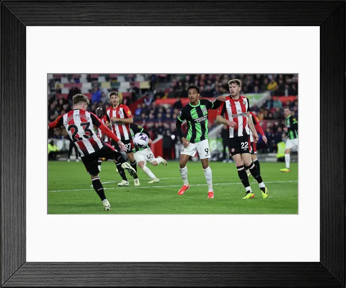 Framed Print : Brentford v Brighton and Hove Albion Premier League 03APR24 Framed Print : Brentford v Brighton and Hove Albion Premier League 03APR24
