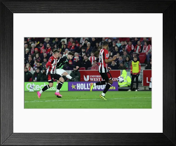 Framed Print : Brentford v Brighton and Hove Albion Premier League 03APR24 Framed Print : Brentford v Brighton and Hove Albion Premier League 03APR24