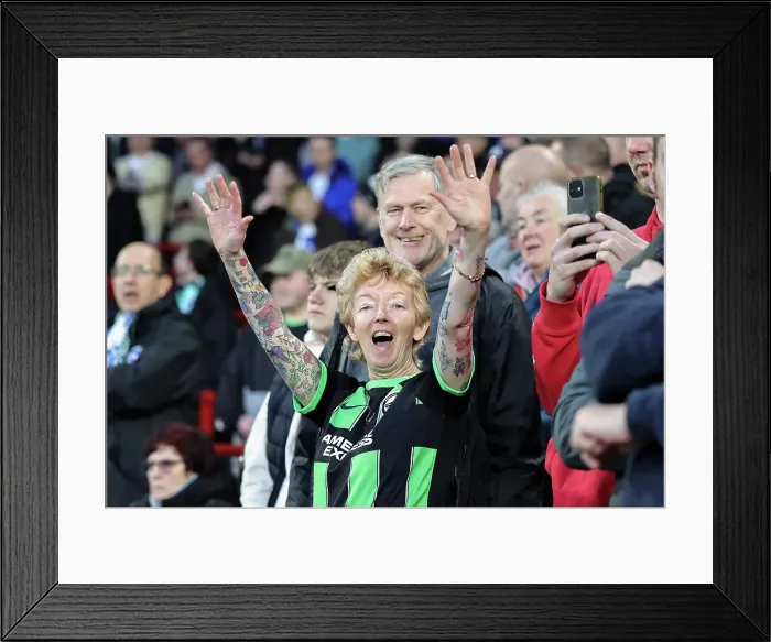 Framed Print : Brentford v Brighton and Hove Albion Premier League 03APR24