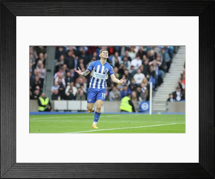 Framed Print : Brighton and Hove Albion v Arsenal Premier League 06APR24 Framed Print : Brighton and Hove Albion v Arsenal Premier League 06APR24