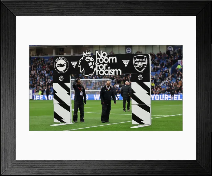 Framed Print : Brighton and Hove Albion v Arsenal Premier League 06APR24 Framed Print : Brighton and Hove Albion v Arsenal Premier League 06APR24