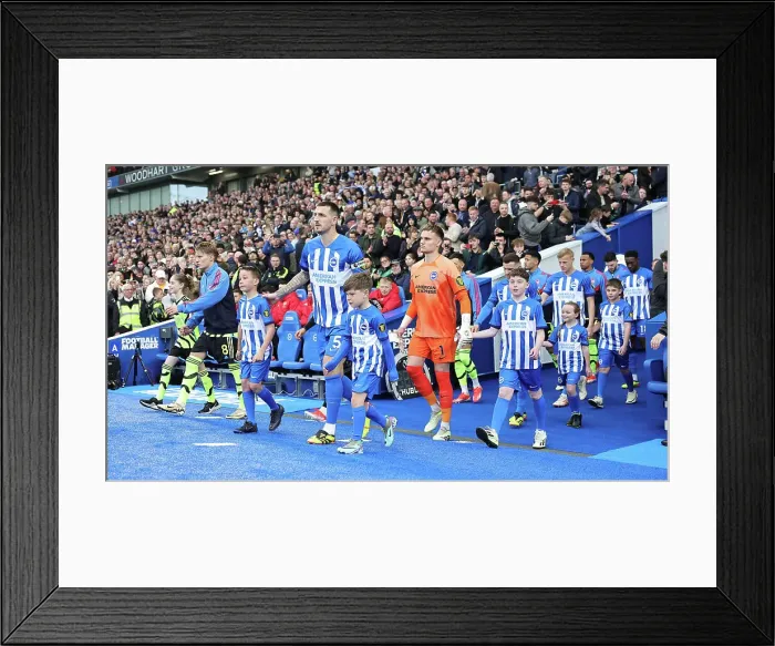 Framed Print : Brighton and Hove Albion v Arsenal Premier League 06APR24 Framed Print : Brighton and Hove Albion v Arsenal Premier League 06APR24