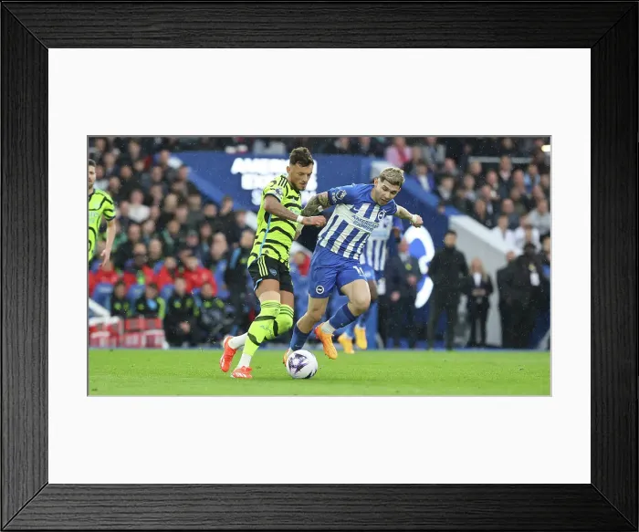 Framed Print : Brighton and Hove Albion v Arsenal Premier League 06APR24 Framed Print : Brighton and Hove Albion v Arsenal Premier League 06APR24