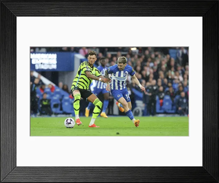 Framed Print : Brighton and Hove Albion v Arsenal Premier League 06APR24 Framed Print : Brighton and Hove Albion v Arsenal Premier League 06APR24